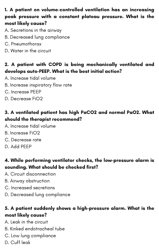 80 - Question NBRC TMC Practice Exam + Free Review Guide | Respiratory Therapy Prep - RRTNOW