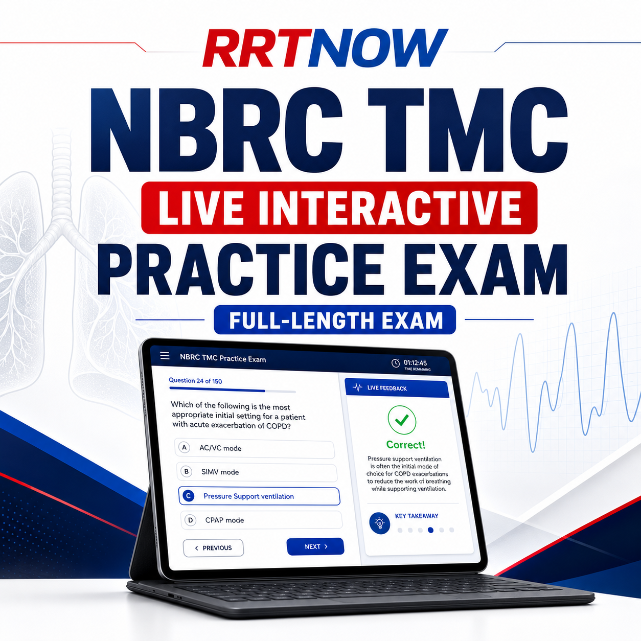 NBRC Practice Exams | Interactive Live Exam - RRTNOW