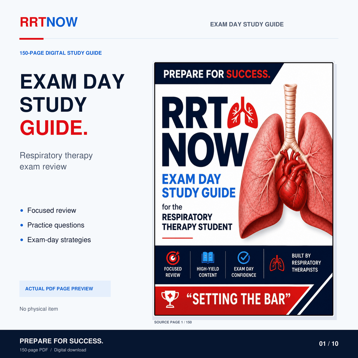 Complete NBRC TMC Exam Prep Bundle + AUDIO | Instant Download - RRTNOW