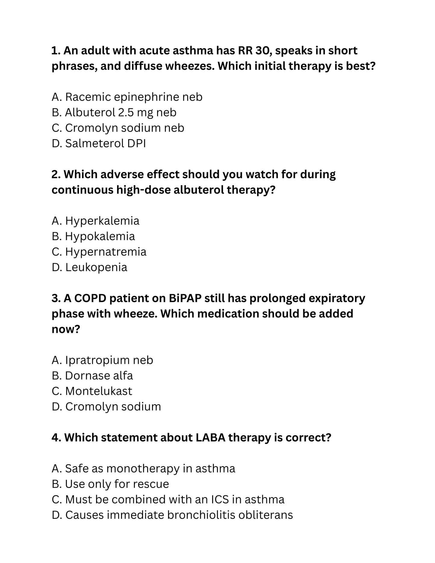 Pharmacology Study Guide for Respiratory Therapy Students | RRTNOW NBRC Exam Prep - RRTNOW