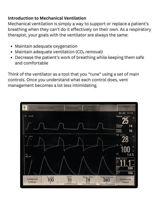 Mechanical Ventilation Study Guide for RT Students | ABG Interpretation, Vent Changes & Troubleshooting - RRTNOW