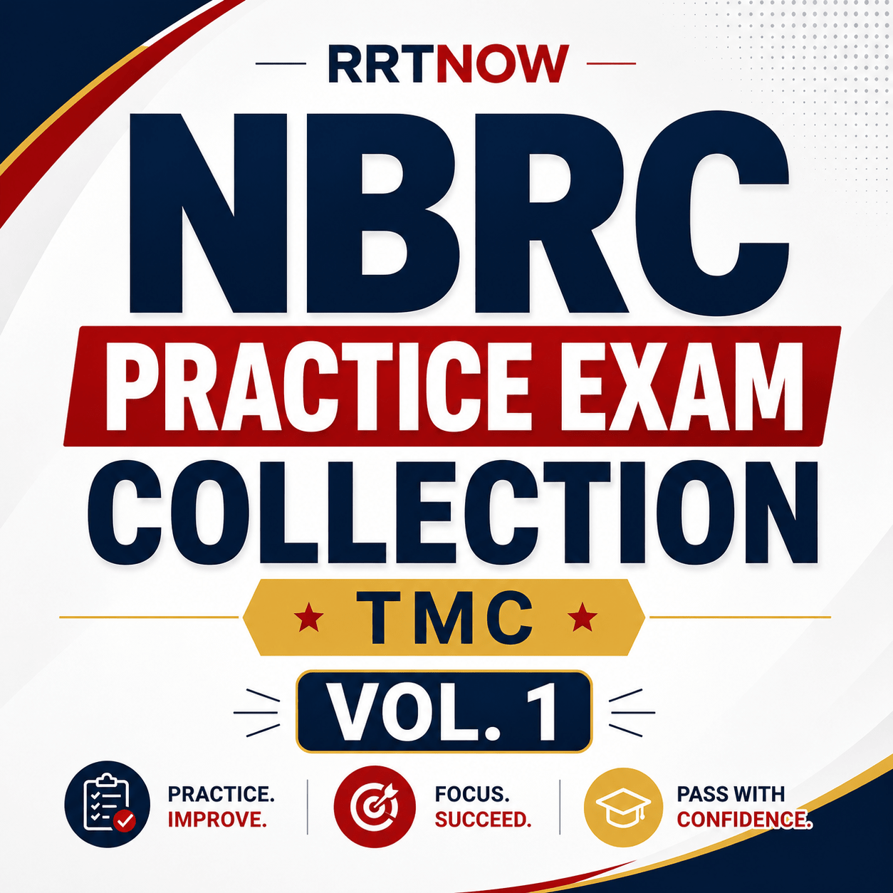 Vol. 1 | NBRC TMC Interactive Practice Exam | Real-Time Feedback | RRTNOW - RRTNOW