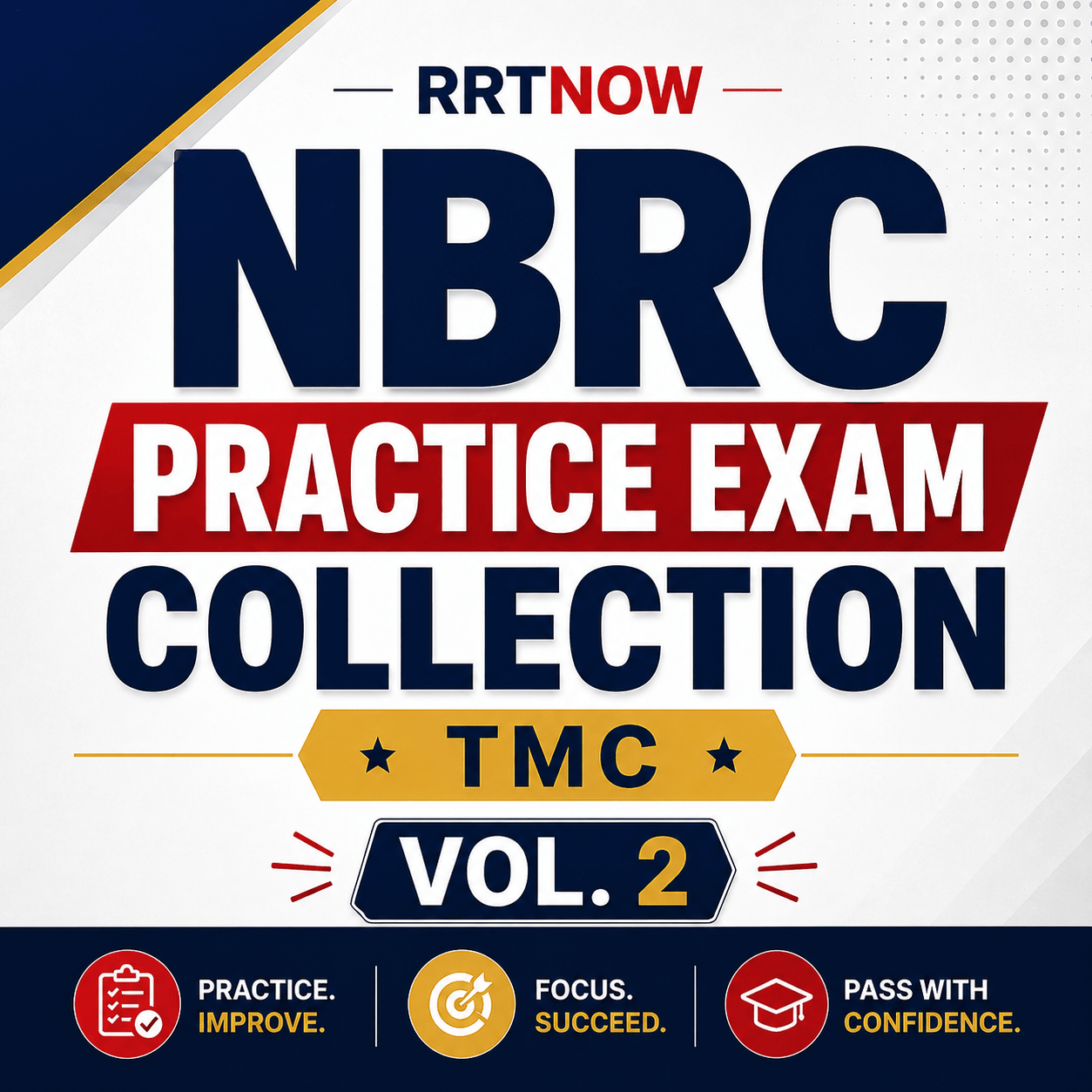 Vol. 2 | NBRC TMC Interactive Practice Exams | Real-Time Feedback | RRTNOW - RRTNOW