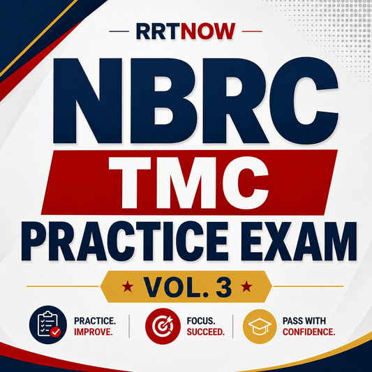 Vol. 3 | 70 Questions | NBRC TMC Interactive Full Practice Exam | Real-Time Feedback | RRTNOW - RRTNOW