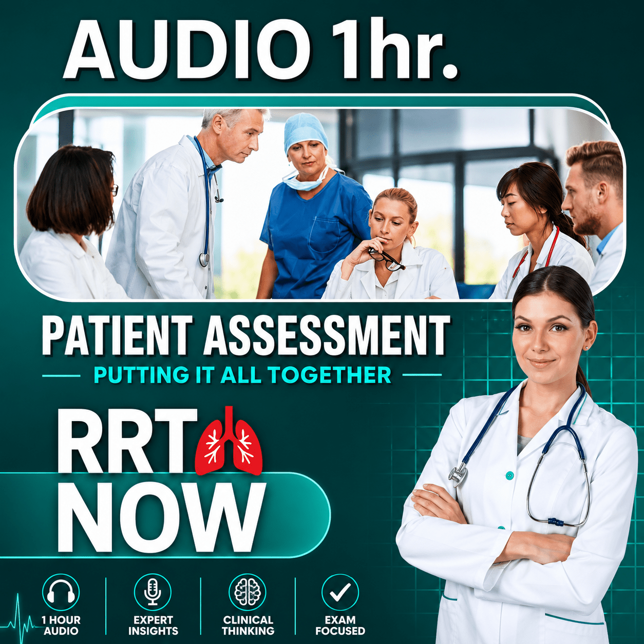 Patient Assessment AUDIO Bundle 1 Hour - RRTNOW