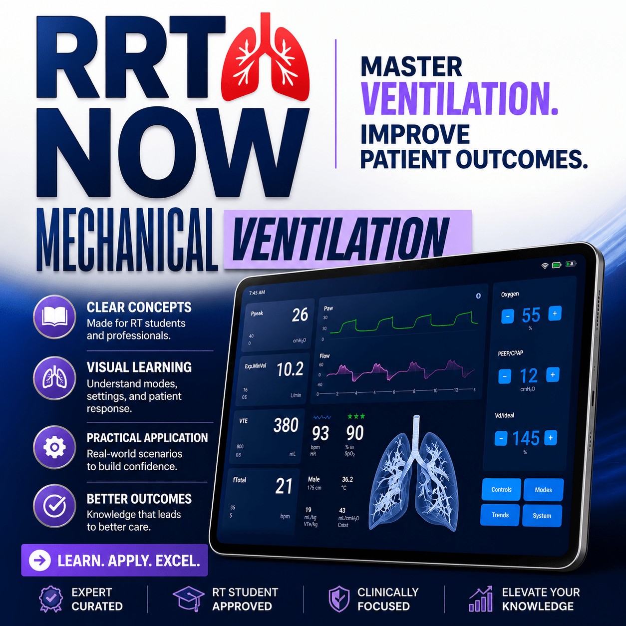Mechanical Ventilation Study Guide + AUDIO - RRTNOW