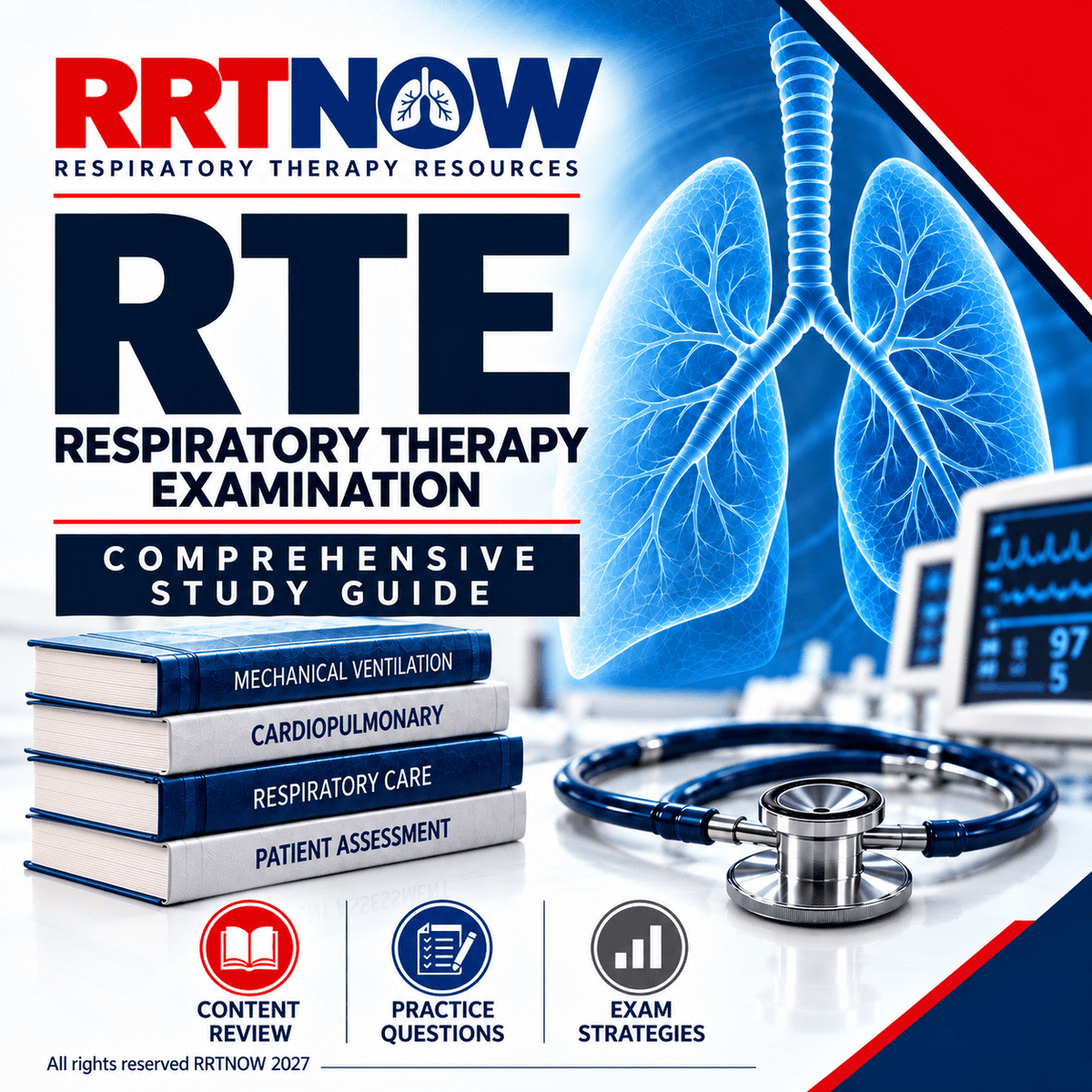 2027 RTE Comprehensive Study Guide Bundle | NBRC Prep | RRTNOW - RRTNOW